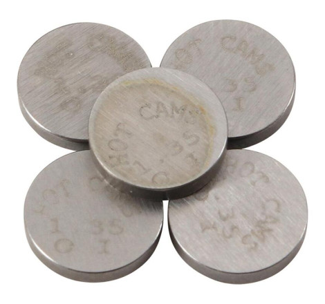 Pastilles de soupape HOT CAMS Ø7,48x1,35mm - jeu de 5