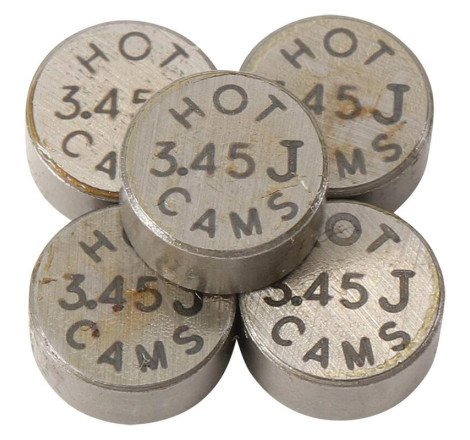 Pastilles de soupape HOT CAMS Ø7,48x3,45mm - jeu de 5