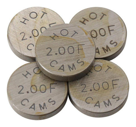 Pastilles de soupape HOT CAMS Ø10,0x2,00mm - jeu de 5