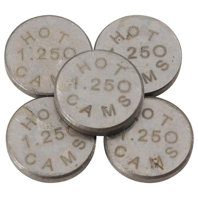 Pastilles de soupape HOT CAMS Ø7,48x1,25mm - jeu de 5