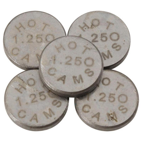 Pastilles de soupape HOT CAMS Ø7,48x1,25mm - jeu de 5