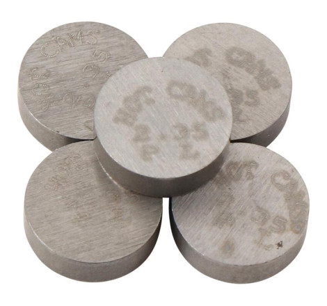 Pastilles de soupape HOT CAMS Ø7,48x2,35mm - jeu de 5
