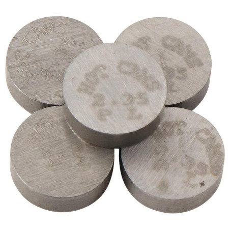 Pastilles de soupape HOT CAMS Ø7,48x2,35mm - jeu de 5