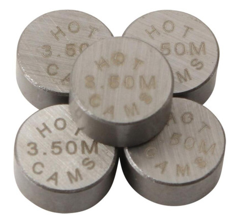 Pastilles de soupape HOT CAMS Ø7,48x3,50mm - jeu de 5