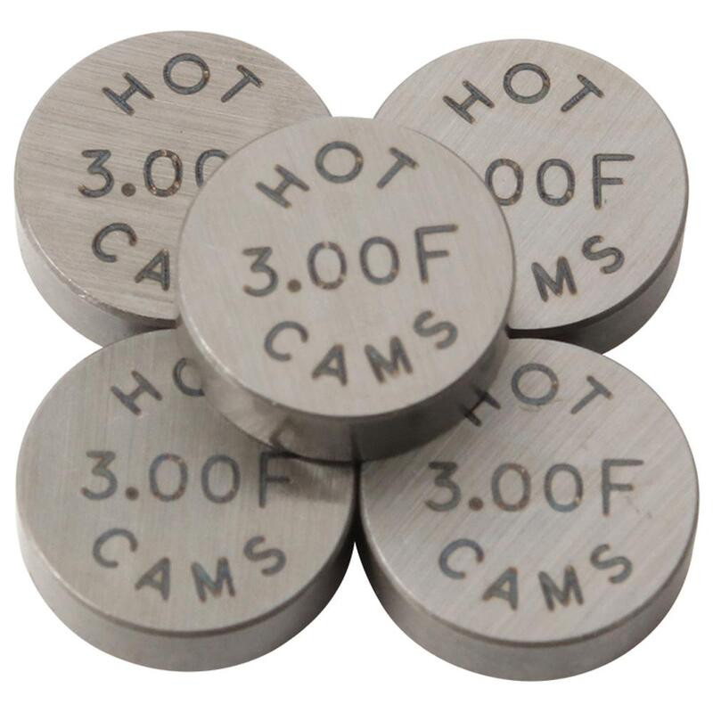 Pastilles de soupape HOT CAMS Ø10,0x3,00mm - jeu de 5