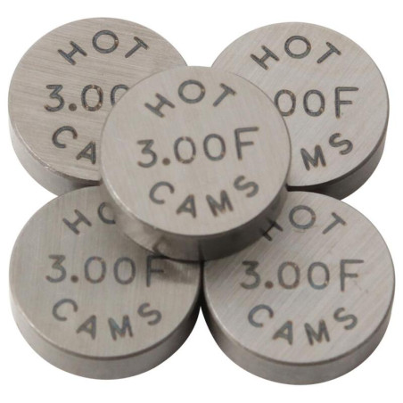 Pastilles de soupape HOT CAMS Ø10,0x3,00mm - jeu de 5