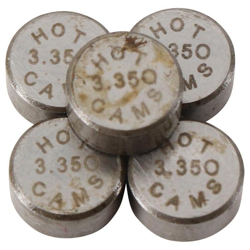 Pastilles de soupape HOT CAMS Ø7,48x3,35mm - jeu de 5