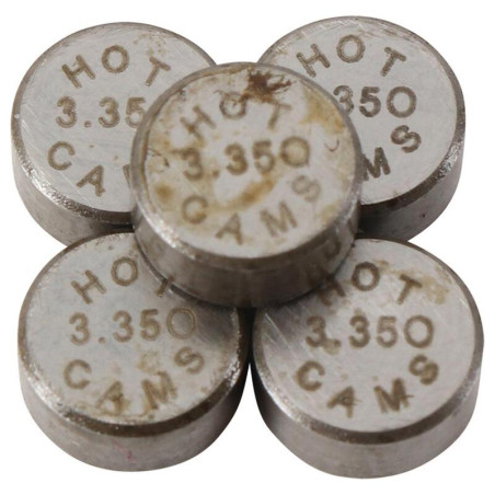 Pastilles de soupape HOT CAMS Ø7,48x3,35mm - jeu de 5