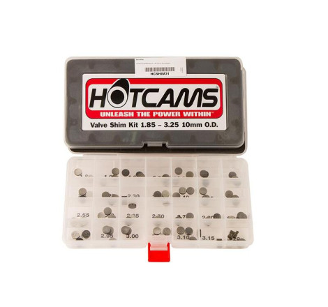 Pastilles de soupape HOT CAMS Ø10,0x1.85 to 3.25mm - jeu de 5