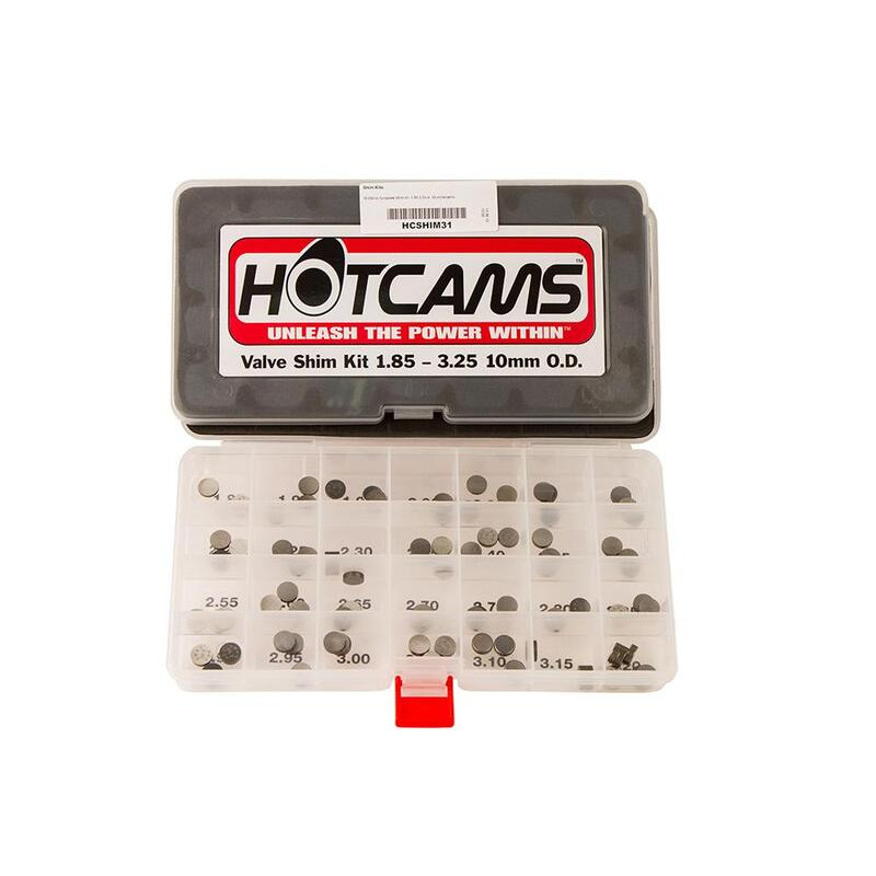 Pastilles de soupape HOT CAMS Ø10,0x1.85 to 3.25mm - jeu de 5