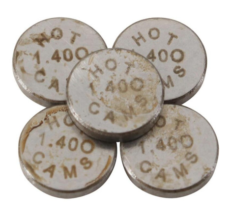 Pastilles de soupape HOT CAMS Ø7,48x1,40mm - jeu de 5
