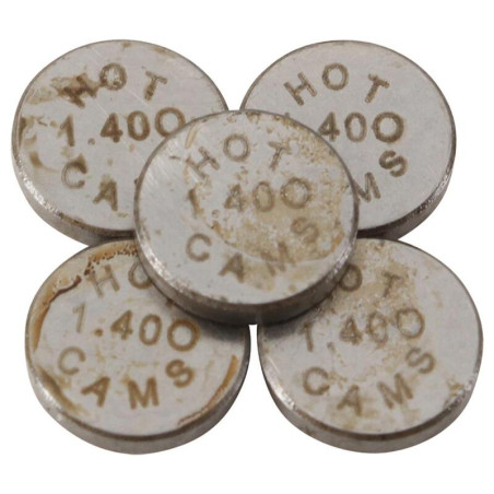 Pastilles de soupape HOT CAMS Ø7,48x1,40mm - jeu de 5