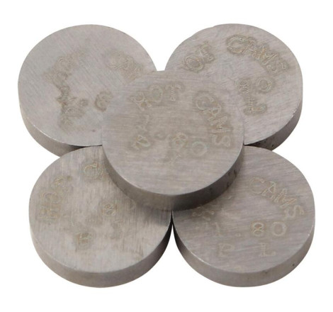 Pastilles de soupape HOT CAMS Ø7,48x1,80mm - jeu de 5