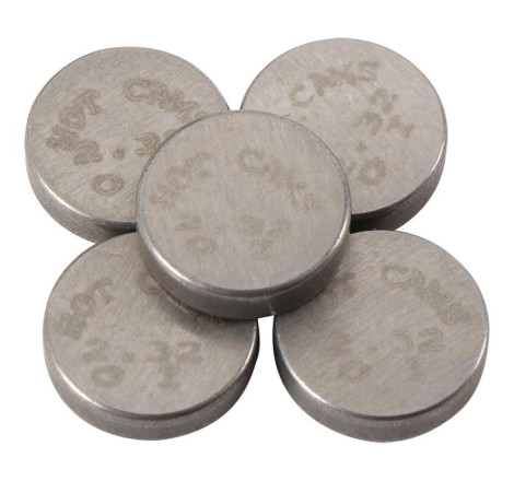 Pastilles de soupape HOT CAMS Ø8,90x2,32mm - jeu de 5