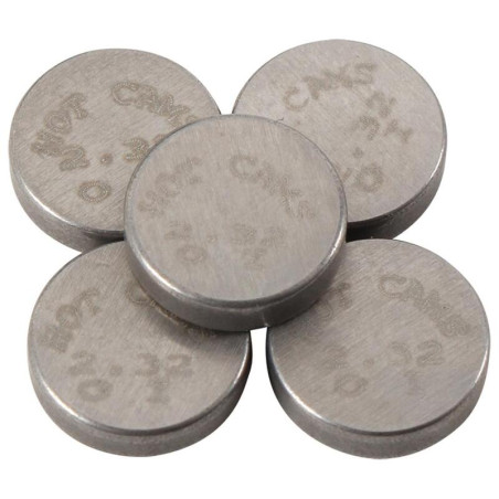 Pastilles de soupape HOT CAMS Ø8,90x2,32mm - jeu de 5