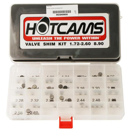 Pastilles de soupape HOT CAMS Ø8,90x1,72 to 2,6mm - jeu de 3