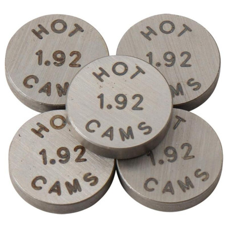 Pastilles de soupape HOT CAMS Ø8,90x1,92mm - jeu de 5