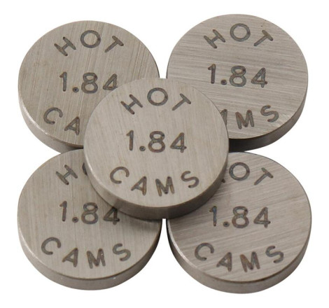 Pastilles de soupape HOT CAMS Ø8,90x1,84mm - jeu de 5