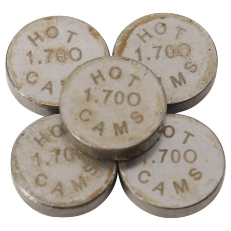 Pastilles de soupape HOT CAMS Ø7,48x1,70mm - jeu de 5
