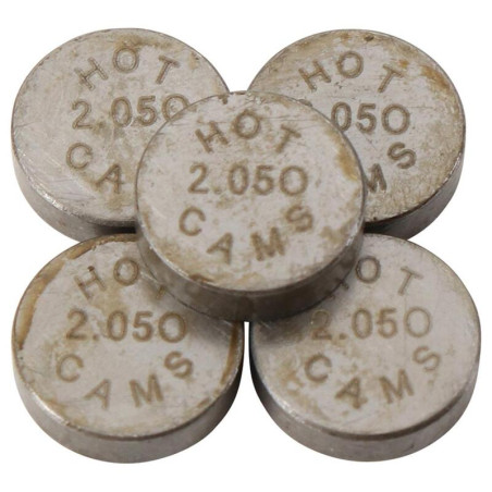 Pastilles de soupape HOT CAMS Ø7,48x2,05mm - jeu de 5