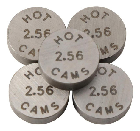 Pastilles de soupape HOT CAMS Ø8,90x2,56mm - jeu de 5