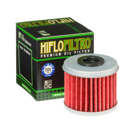 Filtre à huile HIFLOFILTRO HF116 – Honda 250/450 CRF (2004-2023)