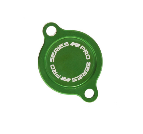 Couvercle de filtre à huile RFX Pro (Vert) - Kawasaki KXF250