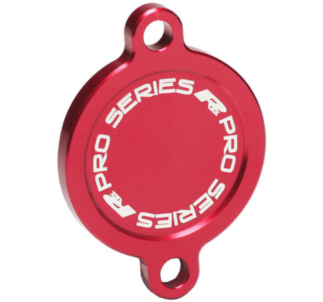 Couvercle de filtre à huile RFX Pro (Rouge) - Kawasaki KXF450