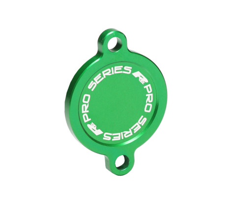 Couvercle de filtre à huile RFX Pro (Vert) - Kawasaki KXF450