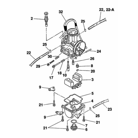 Carburateur KEIHIN PWK36