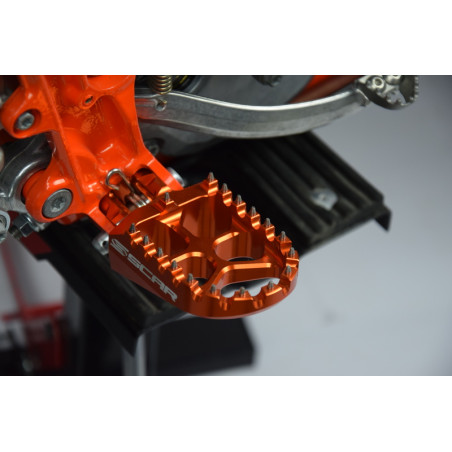 Repose-pieds SCAR Evo orange 85/125/250/350/450 SX/SX-F