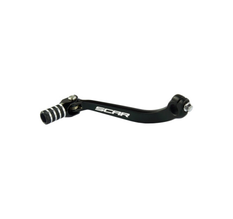 Sélecteur de vitesse SCAR noir mat/embout rouge 250 RM-Z 2008 à 2023