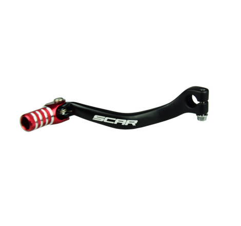 Sélecteur de vitesse SCAR noir mat/embout rouge 250 CR 2004 à 2007