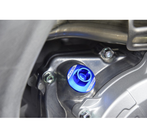 Bouchon carter huile SCAR bleu Husqvarna Sherco