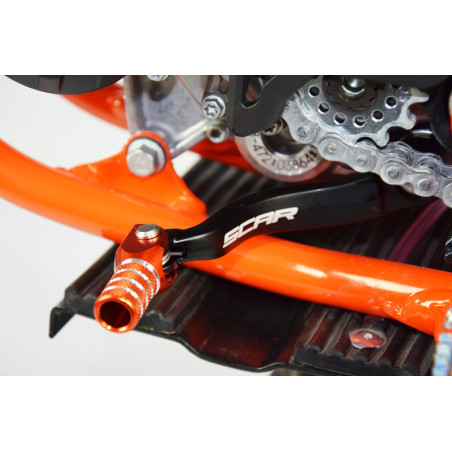 Sélecteur de vitesse SCAR orange 85/125/250/350 SX/SX-F