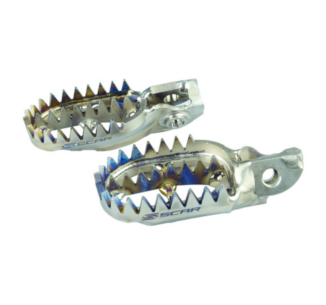 Repose-pieds SCAR Titane Gripper 85/125/250/350/450 SX/SX-F/MC/MC-F/TC/FC