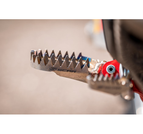 Repose-pieds SCAR Titane Gripper 85/125/250/350/450 SX/SX-F/MC/MC-F/TC/FC