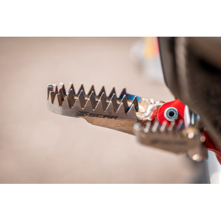 Repose-pieds SCAR Titane Gripper 85/125/250/350/450 SX/SX-F/MC/MC-F/TC/FC