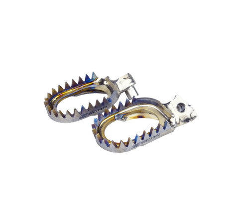 Repose-pieds SCAR anti-boue titane 65/85/125/250/450 YZ/YZ-F/XX/XX-F