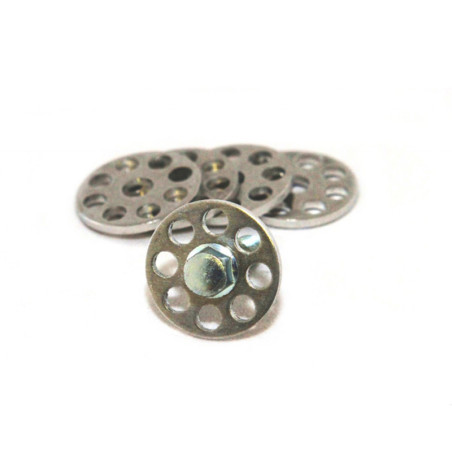 Rondelles percées SCAR Ø18 mm aluminium x10