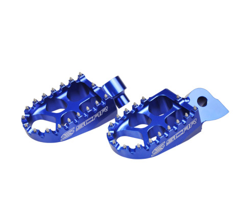 Repose-pieds SCAR Evo bleu 65/85/125/250/450 YZ/YZ-F/XX/XX-F