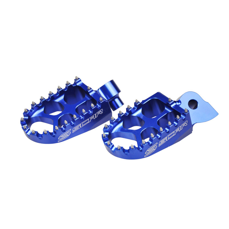 Repose-pieds SCAR Evo bleu 65/85/125/250/450 YZ/YZ-F/XX/XX-F