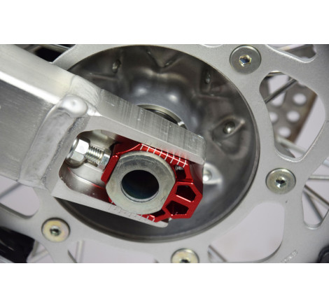 Tendeur de chaîne SCAR rouge Honda