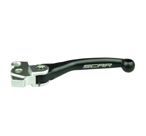 Levier d’embrayage retournable SCAR Flex noir pour Kawasaki 250/450 KX-F