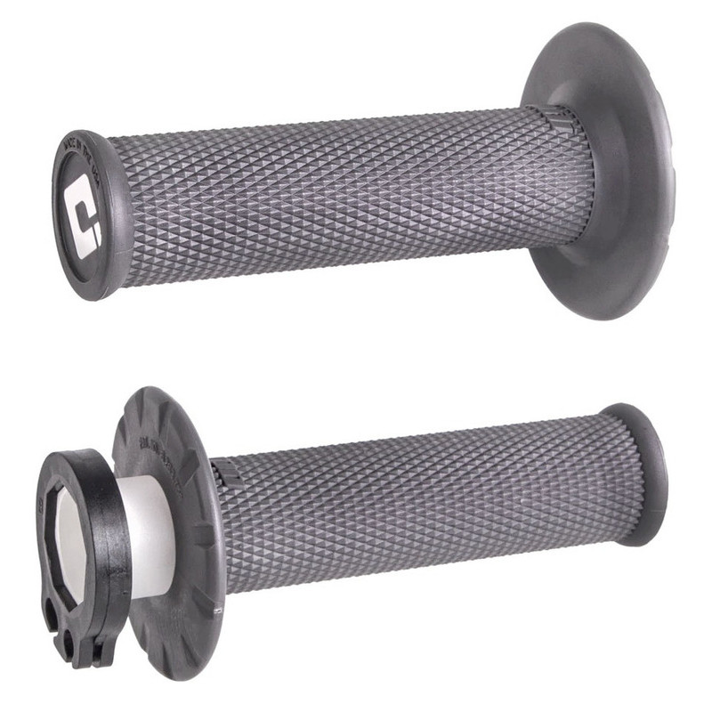 Revêtements ODI MX V2 Lock-On sans gaufrage gris