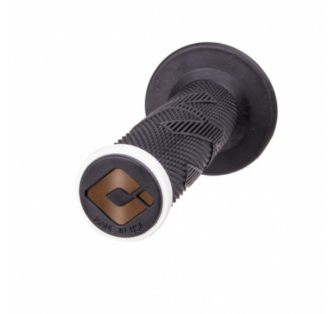 Poignées ODI Emig Pro V2 Lock-On Full Grip noir/blanc