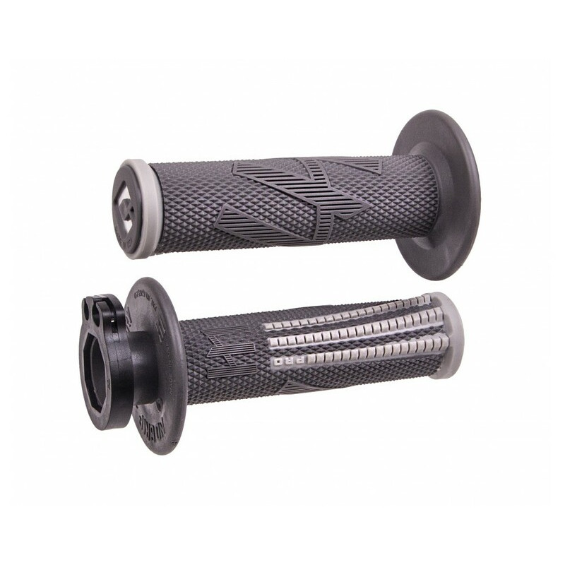 Poignées ODI Emig Pro V2 Lock-On Full Grip gris