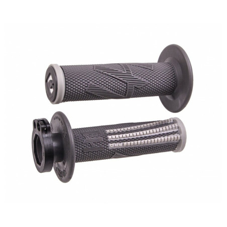 Poignées ODI Emig Pro V2 Lock-On Full Grip gris