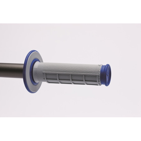 Revêtements RENTHAL Dual Series semi-gauffrés gris/bleu