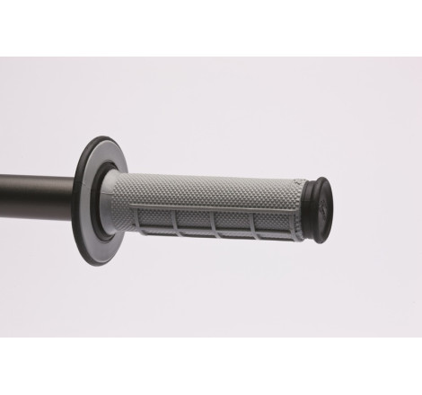Revêtements RENTHAL Dual Series semi-gauffrés gris/noir